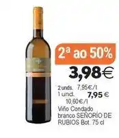 Plenus Supermercados Señorío de sobral - vino condado branco oferta