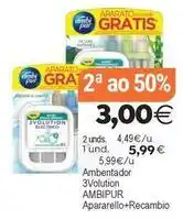 Plenus Supermercados Ambi pur - ambientador 3 voltion oferta