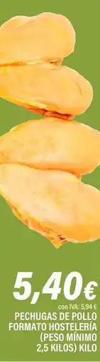 Cash Ifa Pechuga de pollo formato hosteleria i pesos oferta