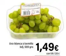 Cash Ifa Uva blanca s/ semilla bdj oferta