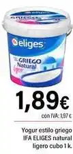 Cash Ifa Ifa eliges - yogur estilo griego oferta
