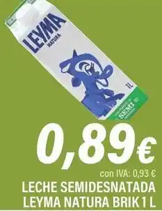 Cash Ifa Leyma - leche semidesnatada oferta