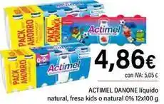 Cash Ifa Danone - actimel liquido natural, fresa kids o natural 0% oferta