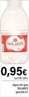 Cash Ifa Solares - agua sin gas oferta