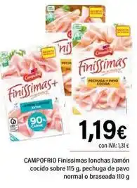 Cash Ifa Campofrío - finissimas lonchas jamón cocido sobre oferta