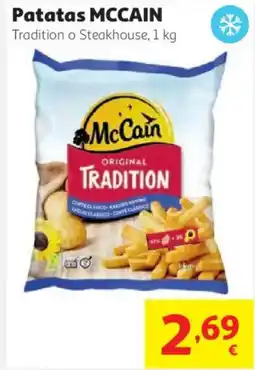 Alcampo MCCAIN Patatas Tradition o Steakhouse, oferta
