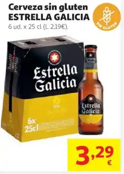 Alcampo ESTRELLA GALICIA Cerveza sin gluten oferta