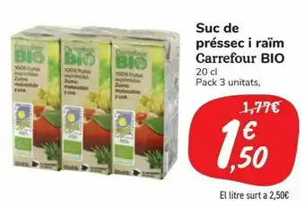 Carrefour Market Suc de préssec i raïm carrefour bio oferta