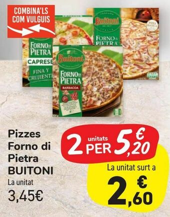 Carrefour Market Pizzes forno di pietra buitoni oferta