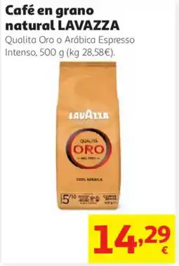 Alcampo LAVAZZA Café en grano natural oferta
