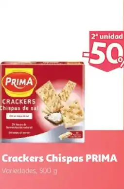 Alcampo PRIMA Crackers Chispas oferta