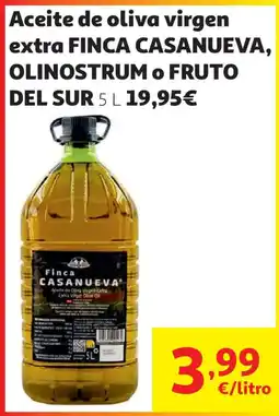 Alcampo Aceite de oliva virgen extra finca casanueva, olinostrum o fruto del sur oferta