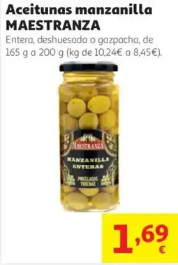 Alcampo MAESTRANZA Aceitunas manzanilla oferta