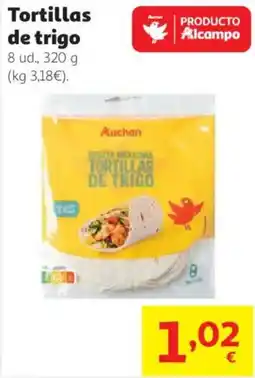 Alcampo Tortillas de trigo oferta