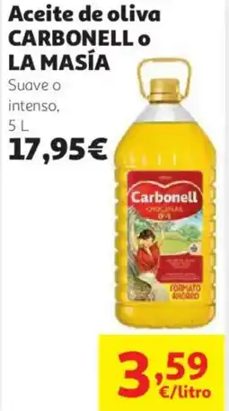 Alcampo CARBONELL o LA MASÍA Aceite de oliva oferta