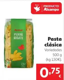 Alcampo Pasta clásica oferta