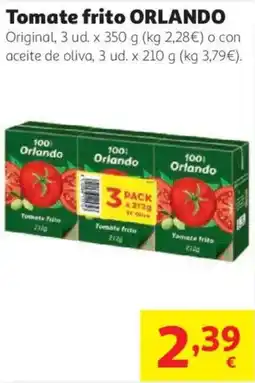 Alcampo ORLANDO Tomate frito Original oferta