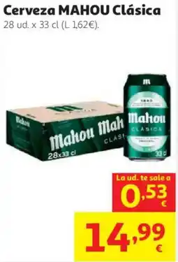 Alcampo MAHOU Cerveza Clásica oferta