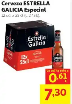 Alcampo ESTRELLA GALICIA Cerveza Especial oferta
