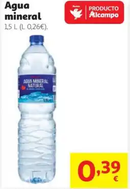 Alcampo Agua mineral oferta