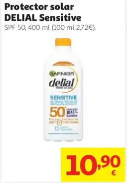 Alcampo DELIAL Protector solar Sensitive oferta