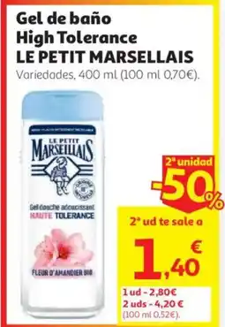 Alcampo LE PETIT MARSELLAIS Gel de baño High Tolerance oferta