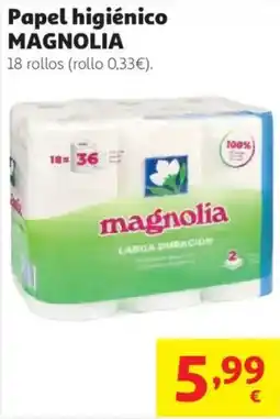 Alcampo MAGNOLIA Papel higiénico oferta