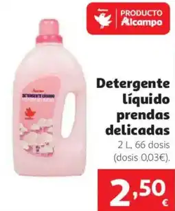 Alcampo Detergente Líquido prendas delicadas oferta