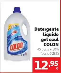 Alcampo COLON Detergente Líquido gel azul oferta