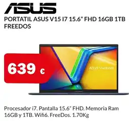 Microsshop ASUS Portatil v15.17 15.6" fhd 16gb 1tb freedos oferta