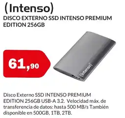 Microsshop INTENSO Disco externo ssd premium edition 256gb oferta