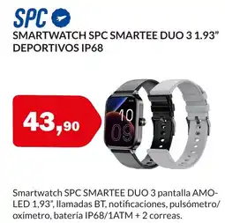 Microsshop SPC Smartwatch smartee duo 3 1.93" deportivos ip68 oferta