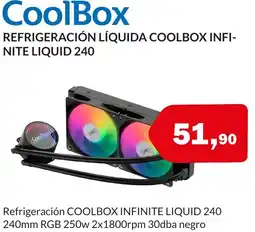 Microsshop COOLBOX Refrigeración líquida infi- nite liquid 240 oferta
