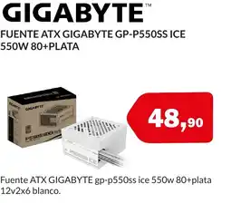 Microsshop GIGABYTE Fuente atx gp-p550ss ice 550w 80+plata oferta