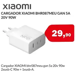 Microsshop XIAOMI Cargador bhr087meu gan 5a 20v 90w oferta