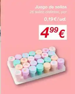 KIK Juego de sellos oferta