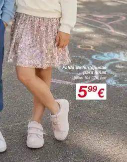 KIK Falda de lentejuelas para niñas oferta