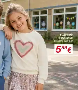 KIK Sudadera para niñas oferta