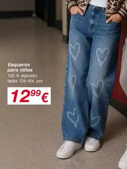 KIK Vaqueros para niños oferta