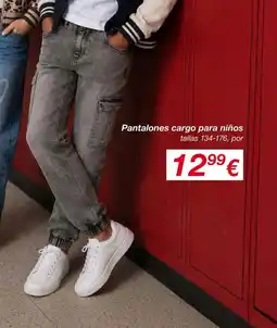 KIK Pantalones cargo para niños oferta