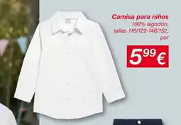 KIK Camisa para niños oferta