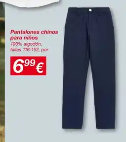 KIK Pantalones chinos para niños oferta