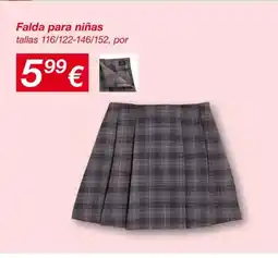 KIK Falda para niñas tallas oferta