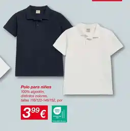 KIK Polo para niños oferta
