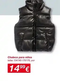 KIK Chaleco para niños oferta