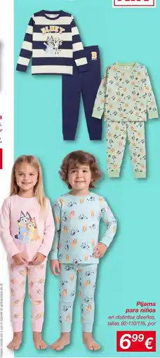 KIK Pijama para niños oferta
