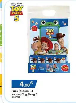 ToysRus Pack (álbum +4 sobres) Toy Story 5 oferta