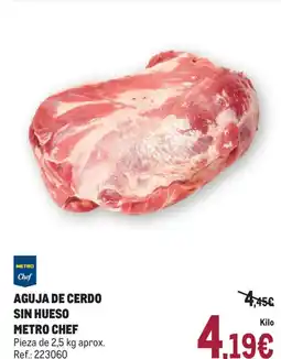 Makro METRO CHEF Aguja de cerdo sin hueso oferta