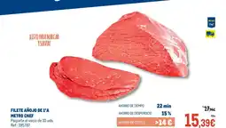 Makro METRO CHEF Filete añojo de 1°a oferta