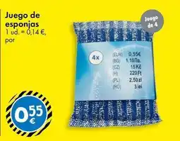 TEDi Bg - juego de esponjas oferta
